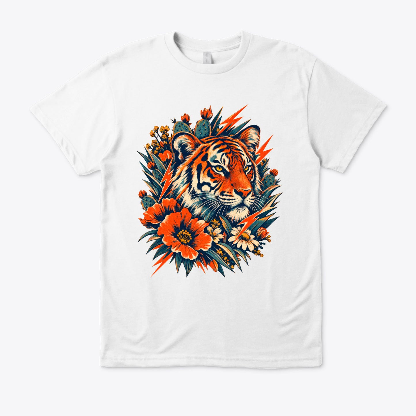 Tiger Desert Botanicals Graphic Tee | Streetwear T-Shirt